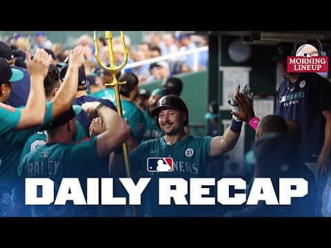 Cal Raleigh passes Mantle, Shohei Ohtani starts 50-50 club | Morning Lineup (MLB Daily Recap)