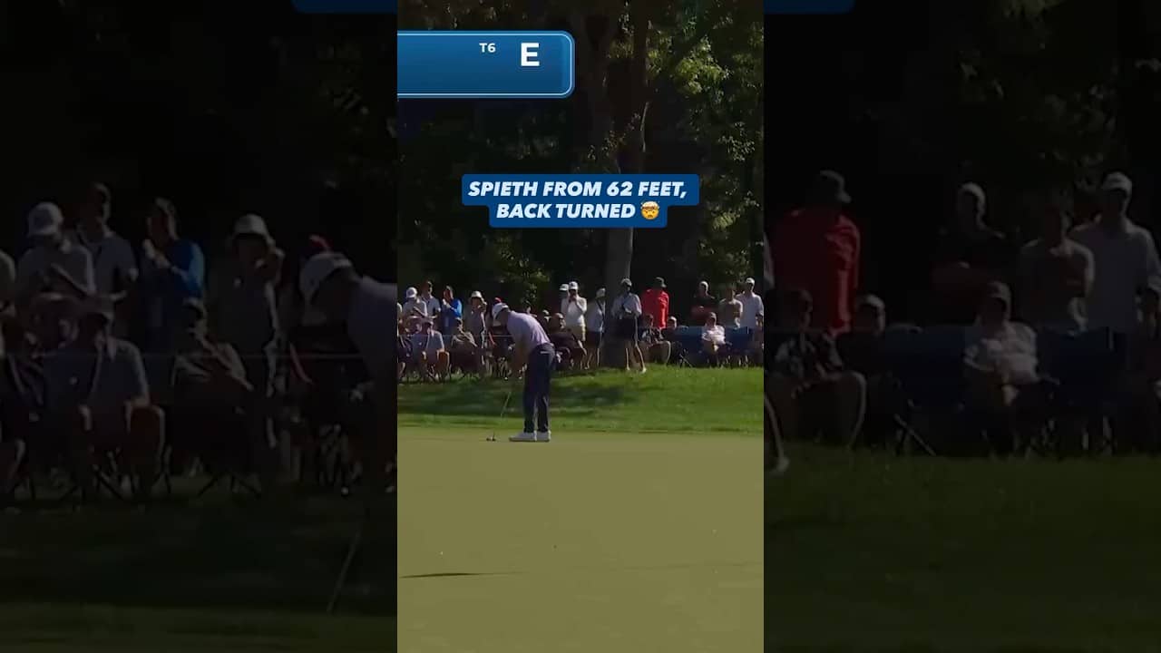 The Spieth Experience™️ in peak form early at the Memorial 🤌  (🎥: PGA Tour, ESPN+)