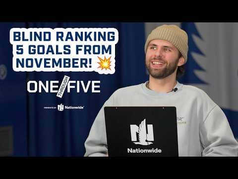 FIRE THE CANNON 💥 Fantilli & SIllinger Blind Rank 5 GOALS FROM NOVEMBER! | Nationwide 1 Through 5