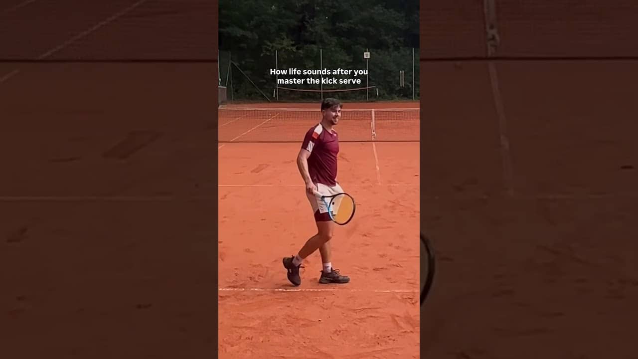 Mastering the Kick Serve 🤯🎾