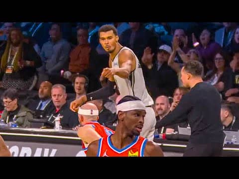 Wembanyama Has WORDS for Caruso After Scoring on Him 😱