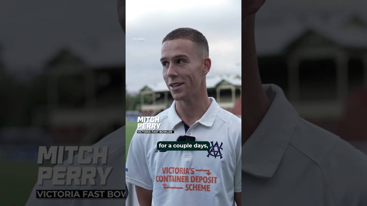 Super-sub Perry relives first ball wicket