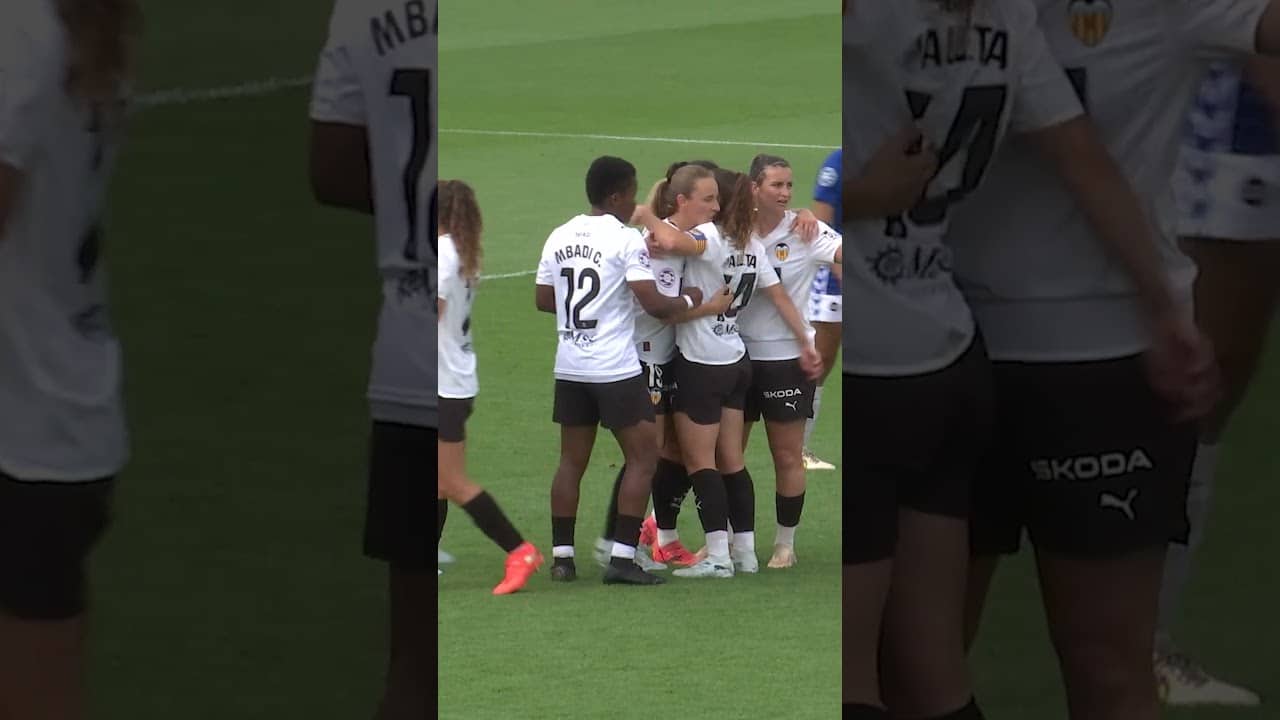 Los goles de la victoria del Valencia CF Femenino ante la SE AEM (4-2)