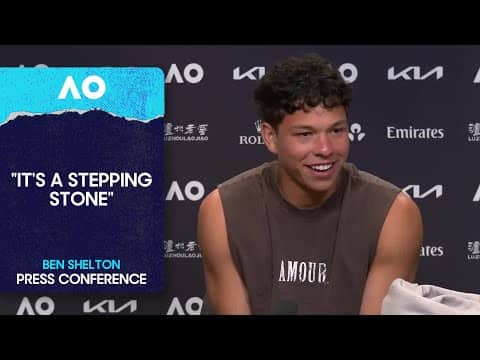 Ben Shelton Press Conference | Australian Open 2026 First Round