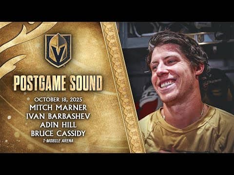 🎥 POSTGAME SOUND: Marner, Barbashev, Hill & Cassidy