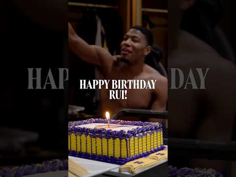 The Lakers Celebrate Rui’s Birthday 🥳 #NBA