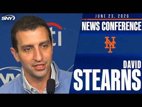David Stearns on state of Mets' rotation, failing to meet expectations
