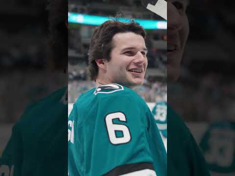 Dickinson's first NHL Game.  #hockey #sharks #nhl