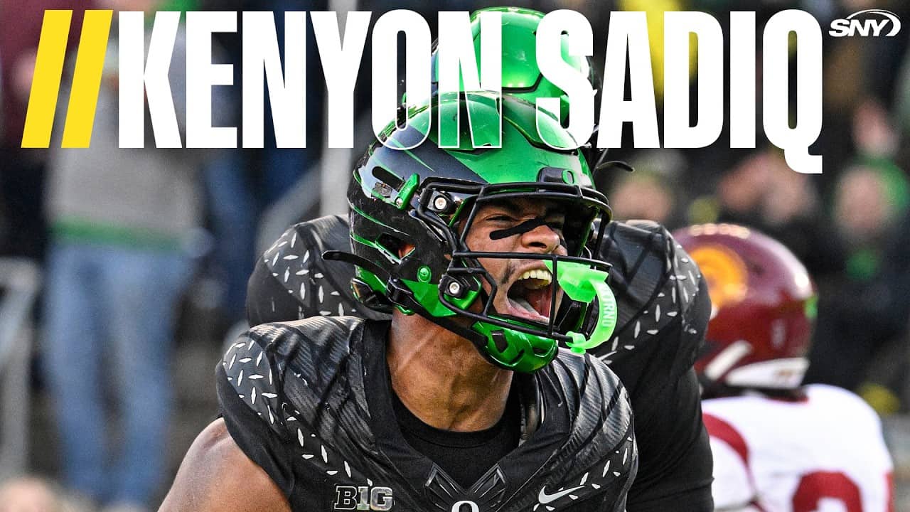 Kenyon Sadiq 2025 Season Highlights | Oregon TE | 2026 Jets 1st Round Pick