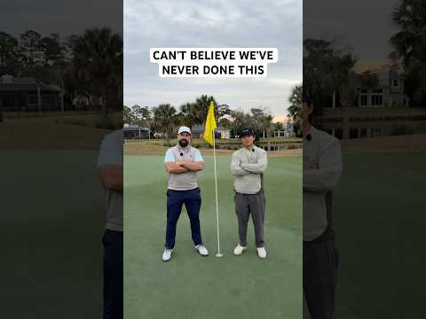 Big one today folks… 18 Holes v my son @LukeKwonGolf  from TPC Sawgrass OUT NOW 🔥😮‍💨