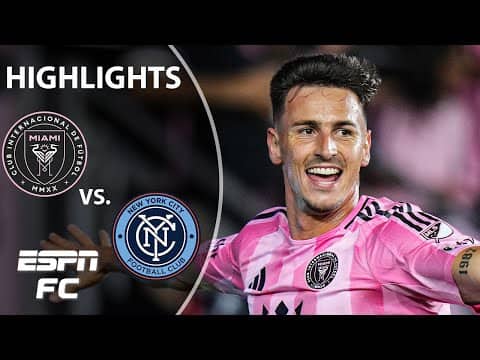 Tadeo Allende HAT TRICK 🔥 Inter Miami vs. NYCFC | MLS Playoff Highlights | ESPN FC