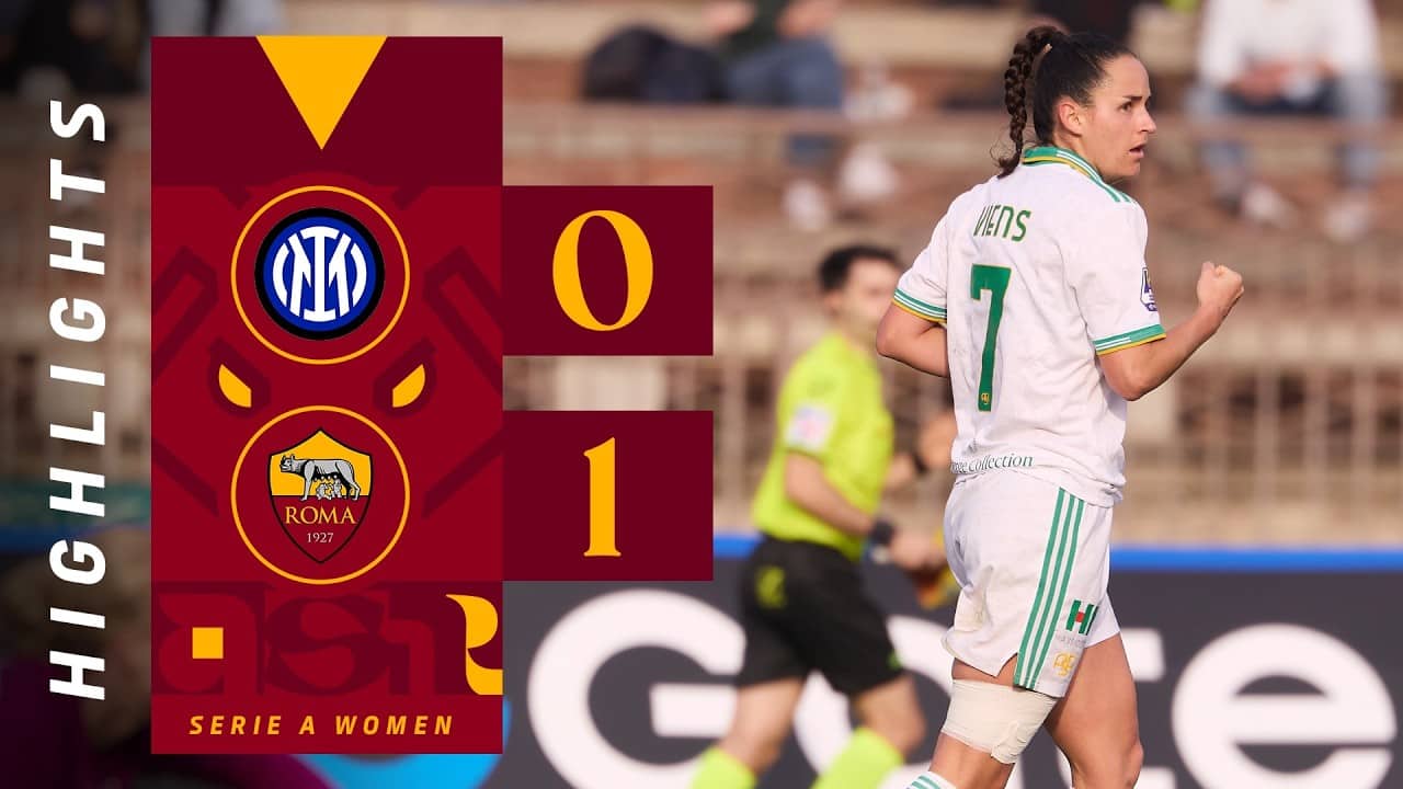 INTER 0-1 ROMA | SERIE A FEMMINILE 2025-26