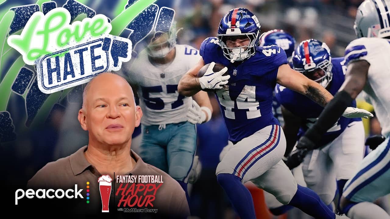 Cam Skattebo has tons of potential in NYG backfield | Fantasy Football Happy Hour | NFL on NBC