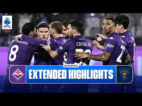 Fiorentina vs. Lecce: Extended Highlights | Serie A | CBS Sports Golazo