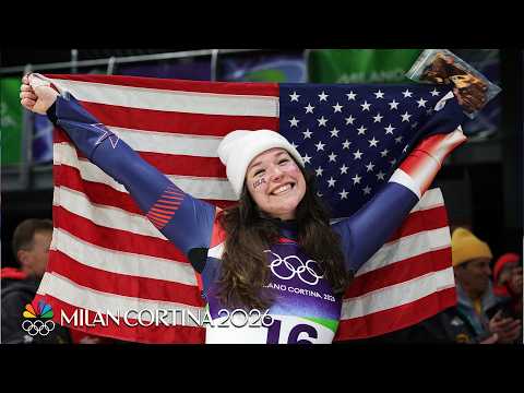 Ashley Farquharson's runs to secure singles luge bronze for USA | Winter Olympics 2026 | NBC Sports
