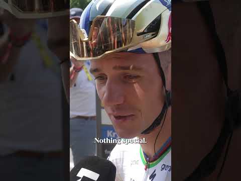 “Extra Nutella gives power to the legs” Remco Evenepoel is ready to tackle the Tourmalet 💪