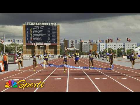 Dockery BLAZES to personal best, wins women's 100m at Lone Star Grand Prix | NBC Sports