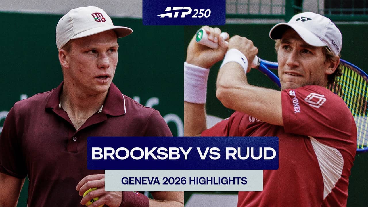 Jenson Brooksby vs Casper Ruud Highlights | Hamburg 2026 Round 2