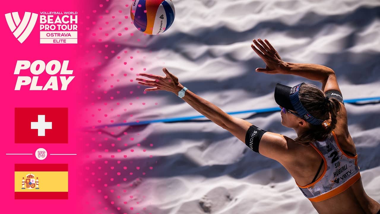 Hüberli/Brunner vs. Izuzquiza/Tania - Pool Play Highlights | Ostrava 2026 #BeachProTour