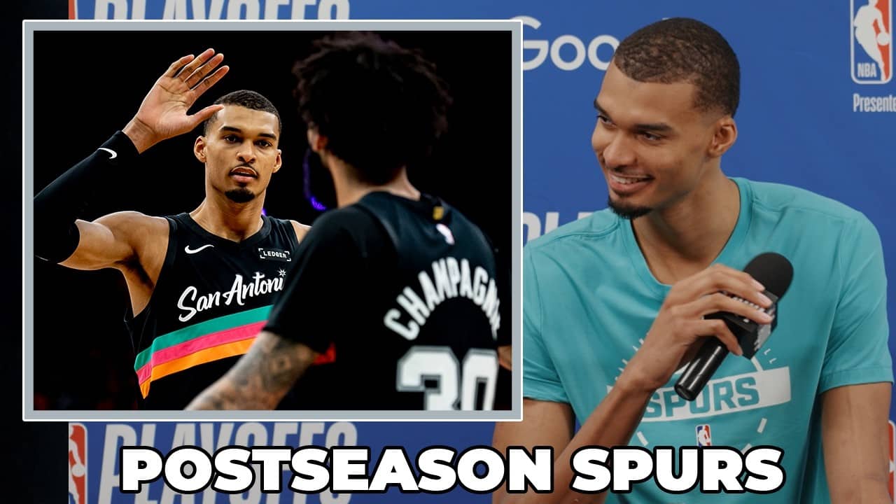 Victor Wembanyama on Spurs First Postseason Game Since 2018