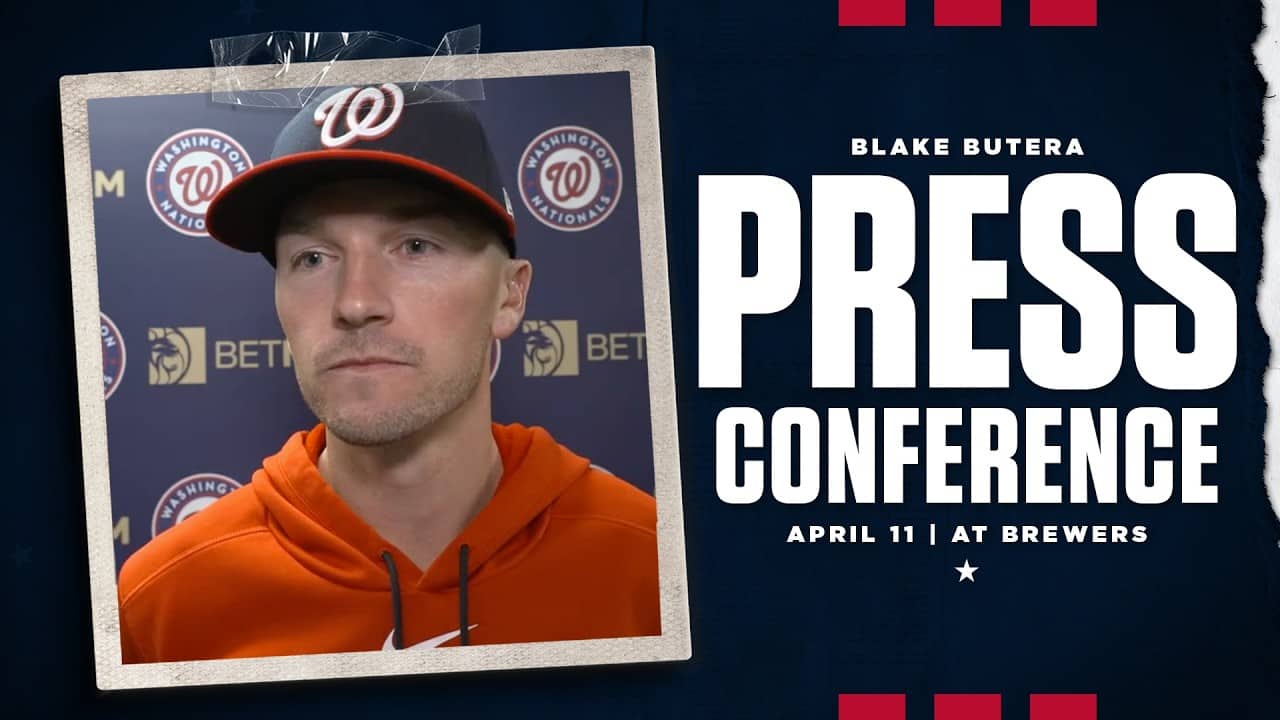 Blake Butera Press Conference | Nationals at Brewers | April 11, 2026