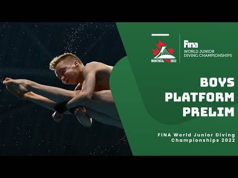 LIVE: Boys' 14-15 Platform Diving Prelims | World Junior Championships 2022