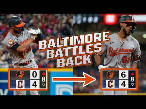 Baltimore goes BIG! 🔥 The Orioles score SIX runs in the 8th inning to take the lead! 🤯