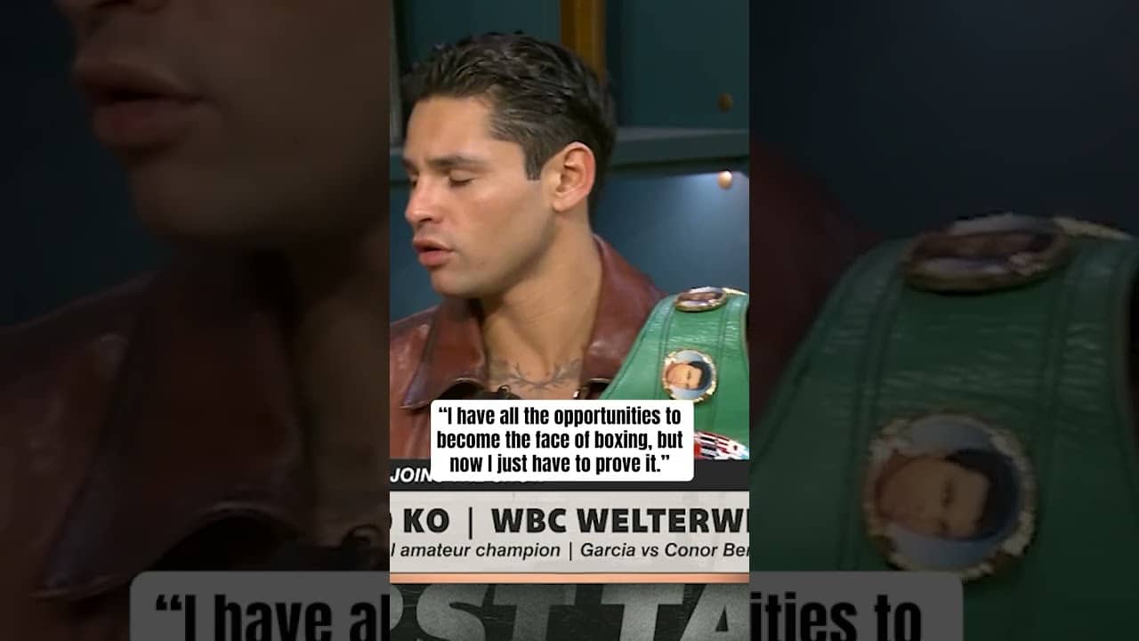 Ryan Garcia believes he has what it takes to be the face of boxing 👀 🥊