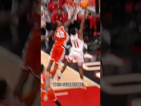 The block, the dunk 🤌 #syracusebasketball #syracuse #syracuseorange #cuse #accbasketball #sports