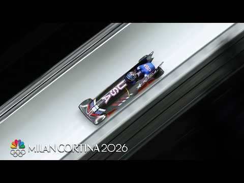 Team USA's Kaillie Humphries third after two-woman bobsled Run 2 | Winter Olympics 2026 | NBC Sports