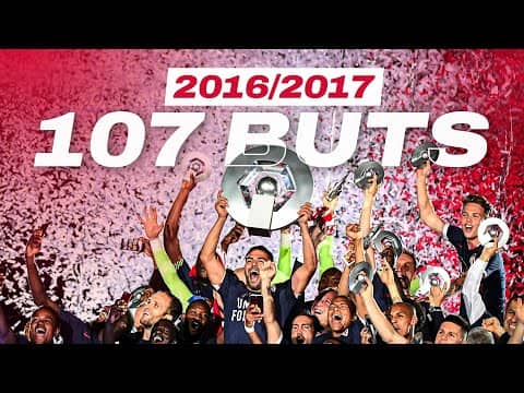 Tous les buts du titre de l'AS Monaco en 2016-2017