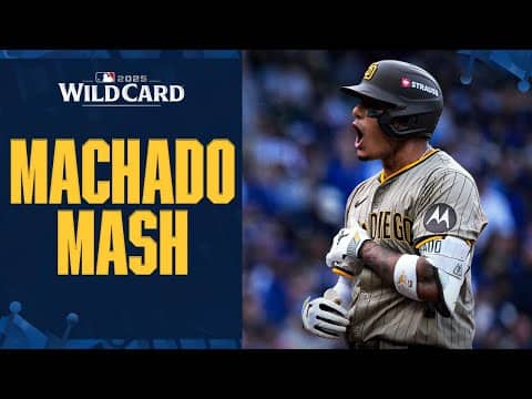 Manny Machado CRUSHES a two-run homer to extend the lead 💪 (Most postseason HRs in Padres HISTORY!!)