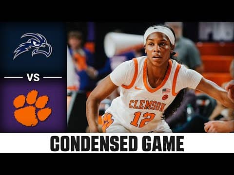 North Florida vs. Clemson Condensed Game | 2025-26 ACC Women’s Basketball