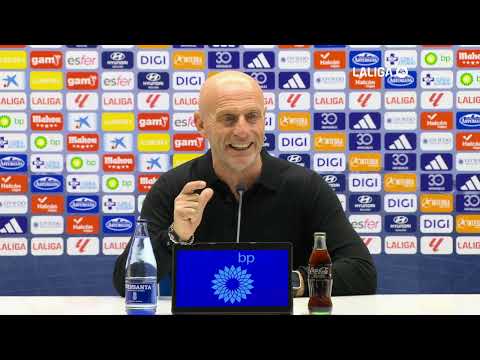 Rueda de prensa de Julián Calero tras el encuentro Real Oviedo-Levante UD