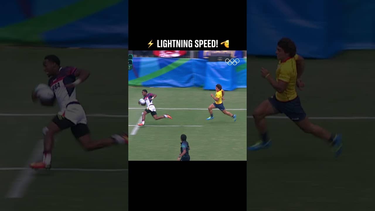 🏉🏃‍♂️⚡️ That was fast! 👀