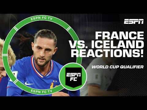 France vs. Iceland World Cup Qualifier Reaction 👀 'A game to FORGET' - Leboeuf | ESPN FC