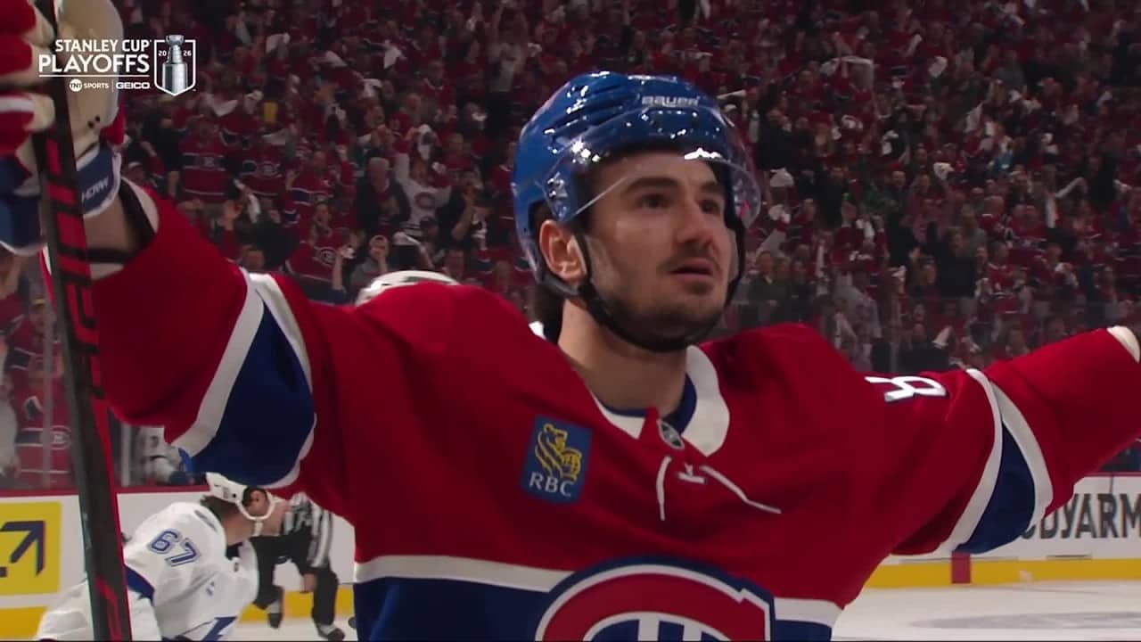 Bell Centre EXPLODES for Texier's early goal in Game 3!
