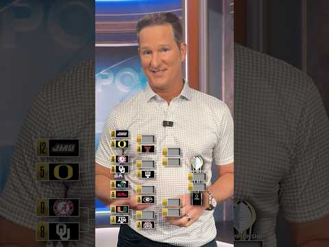 DANNY KANELL'S COLLEGE FOOTBALL PLAYOFF PREDICTIONS 👀🚨 #cfp