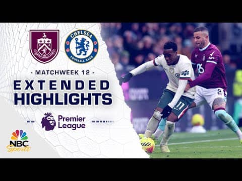Burnley v. Chelsea | PREMIER LEAGUE HIGHLIGHTS | 11/22/2025 | NBC Sports