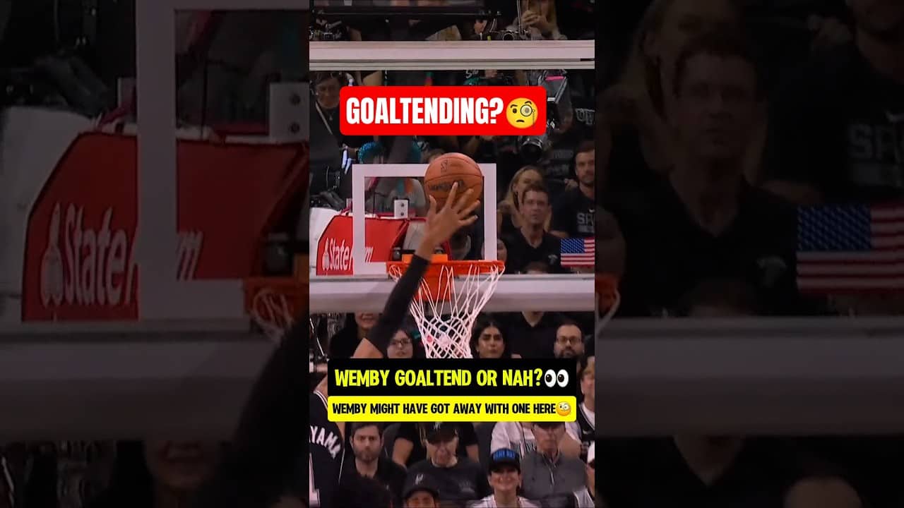 Clean Wemby BLOCK or GOALTEND?🤔