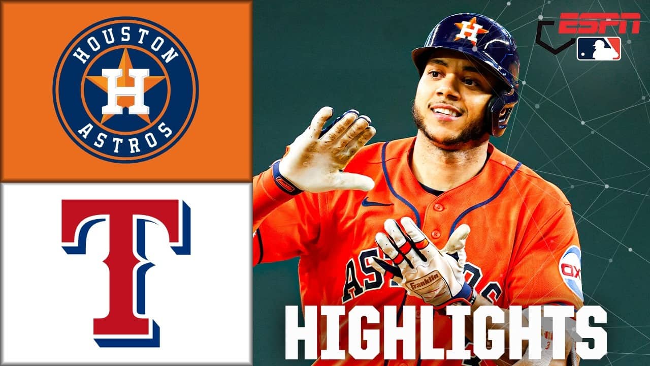 Houston Astros vs. Texas Rangers | Full Game Highlights | ESPN MLB