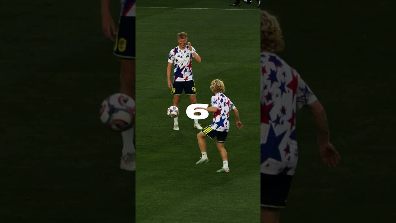 Nothin beats a game of 2️⃣ touch before a match 🙌 #twotouch #soccer #MLS #pregame #nashville