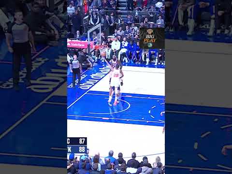 WHAT A PASS BY TYLER KOLEK 😮‍💨 #nba #nyknicks #tylerkolek #mikalbridges