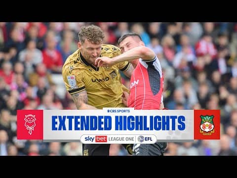 Lincoln City vs. Wrexham: Extended Highlights | EFL League One | CBS Sports Golazo