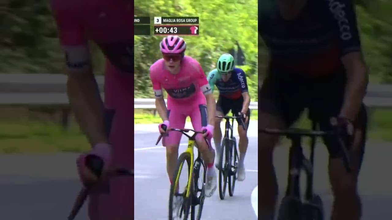 Jonas Vingegaard is putting on a show on this final mountain stage at the Giro ⚡️