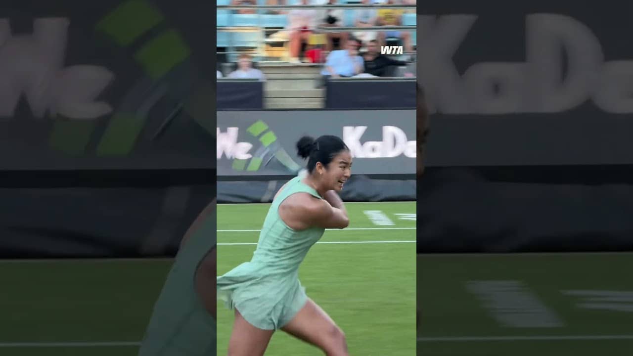 Alex Eala moves past Svitolina for a spot in her first ever semifinal in Berlin! #wta #tennis