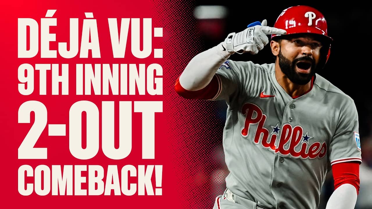 Derek Hill's FIRST HR as a Phillie for the COMEBACK W against the Washington Nationals | Full At-Bat
