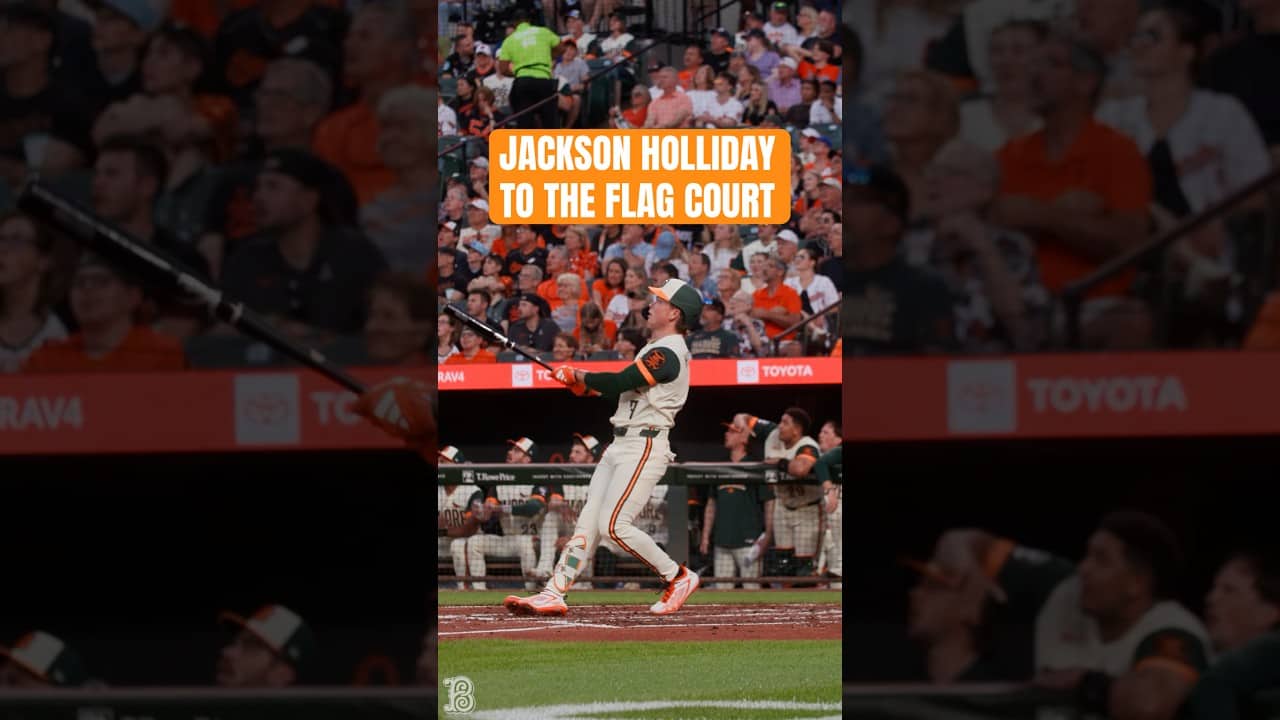 Jackson Holliday to the flag court! 👋
