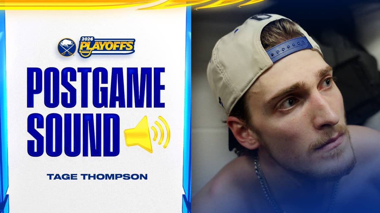 "We Have Such A Tight Group" | Tage Thompson After Game 4 Win | Buffalo Sabres Playoffs