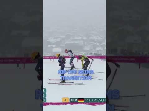 Ski mountaineering looks INTENSE 😯